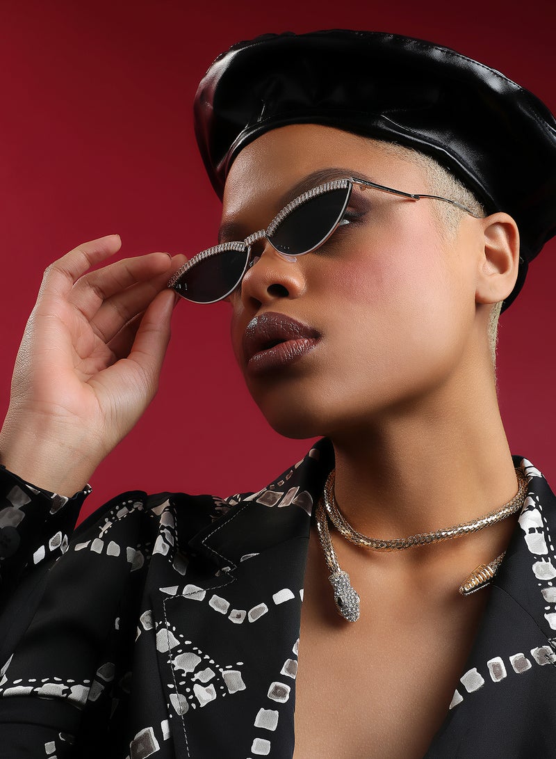 Haute Sauce Women Cateye Sunglasses With UV Protected Lens  - Image 3