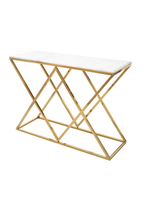 The Industrial-Style Console for a Raw and Stylish Look