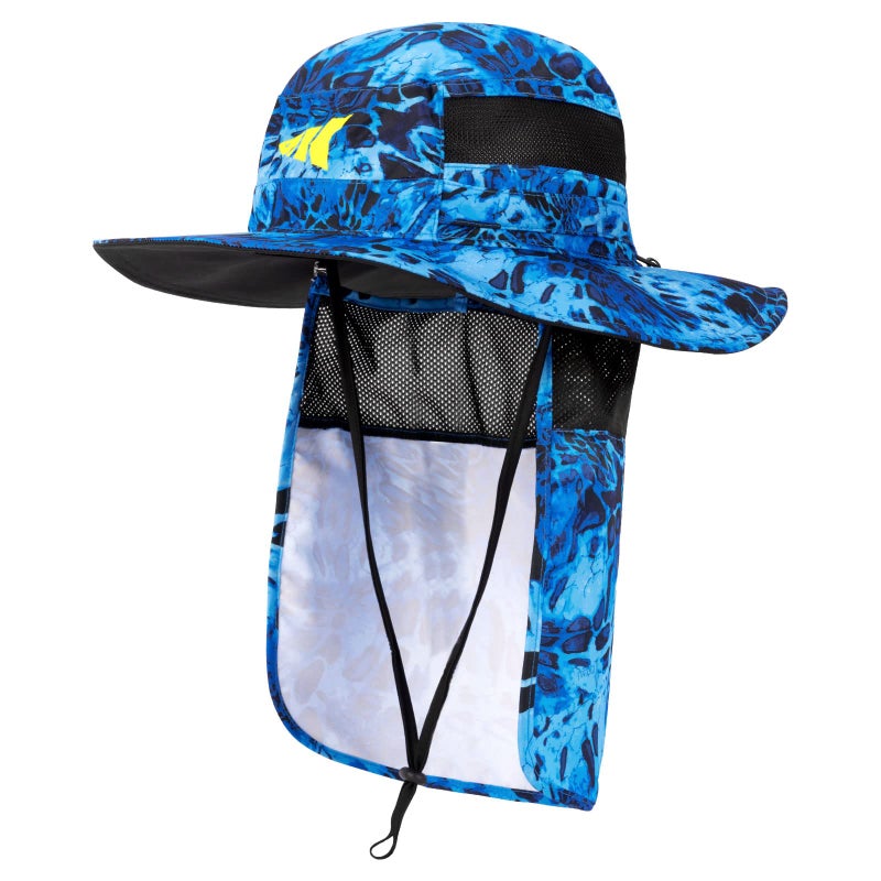 KastKing UPF 50 Boonie Hat Fishing Hat with Removable Neck Flap Sun Hats for Men - Image 2