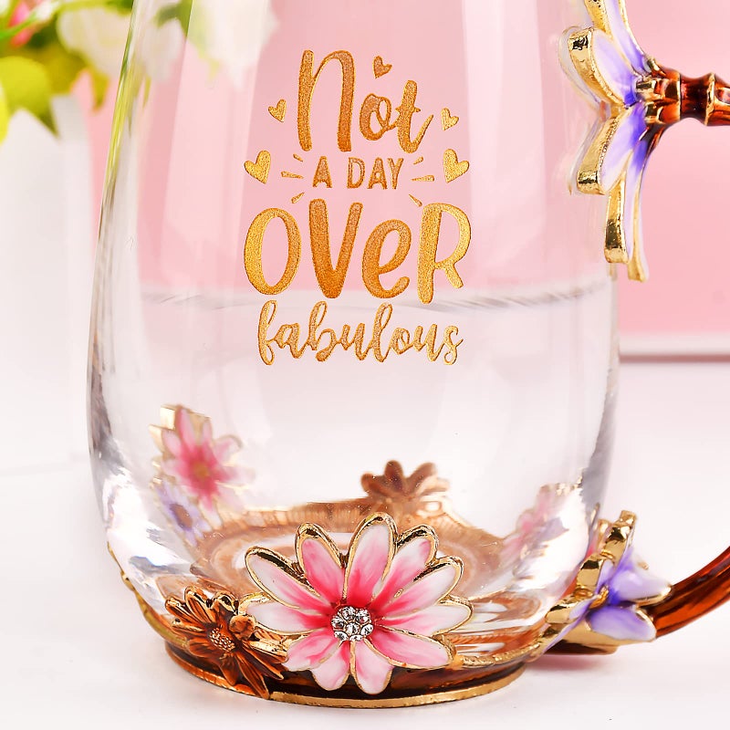 OEAGO Birthday Gifts for Women Mom Tea Cup Unique Friendship Mothers Gifts for Her from Daughter Son Ideas for Friend Female Sister Coworker - Image 5