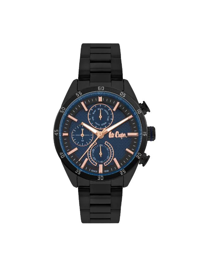 Lee Cooper Men's Metal Multi Function Watch LC07834.690 - 45 mm