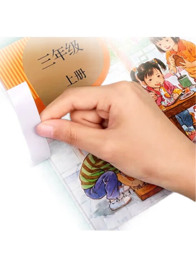 NVV [Lowest Price Online] Nvv Large A4 Self-Adhesive Book Cover, High School Transparent Frosted Book Cover Film, Book Protector, Textbook And Homework Book Cover, With Name Stickers, Back-To Stationery, Nr-S01 Large 20 Sheets - Image 3