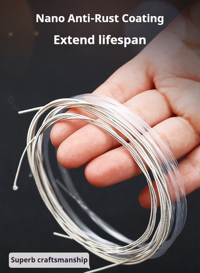 أليس أوتار جيتار أليس الكلاسيكي AJ500، مجموعة من 1 إلى 6 أوتار من النايلون، أوتار جيتار - Image 3