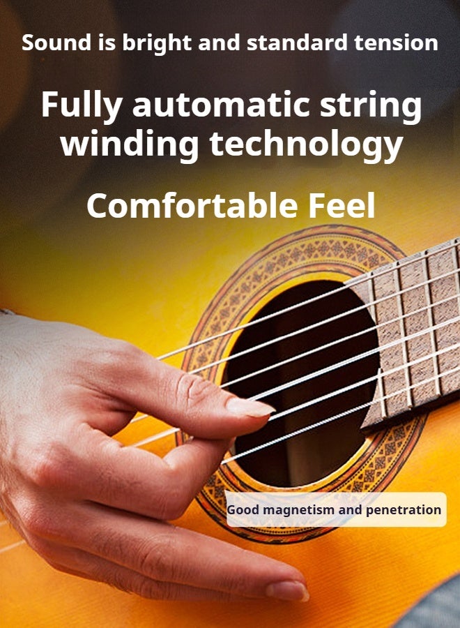 أليس أوتار جيتار أليس الكلاسيكي AJ500، مجموعة من 1 إلى 6 أوتار من النايلون، أوتار جيتار - Image 4