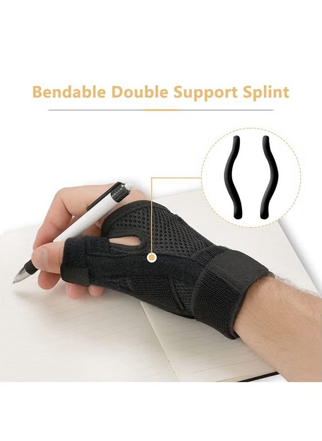 HY Thumb Arthritis Brace Wrist Strap Joint Thumb Spica Splint for Pain Relief Arthritis Tendonitis Sprains Strains Carpal Tunnel Trigger Thumb Immobilize  - Image 2
