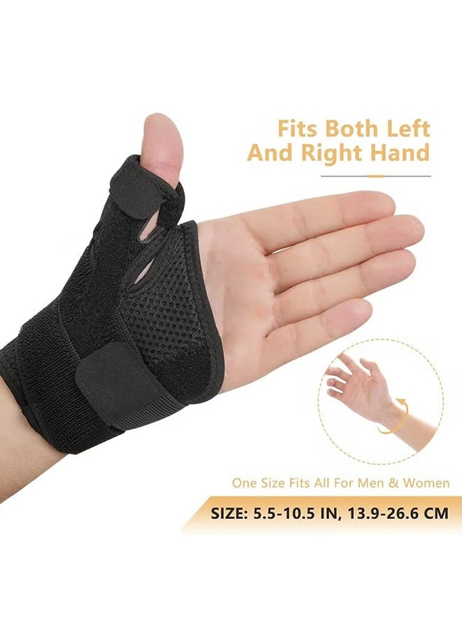 HY Thumb Arthritis Brace Wrist Strap Joint Thumb Spica Splint for Pain Relief Arthritis Tendonitis Sprains Strains Carpal Tunnel Trigger Thumb Immobilize  - Image 4