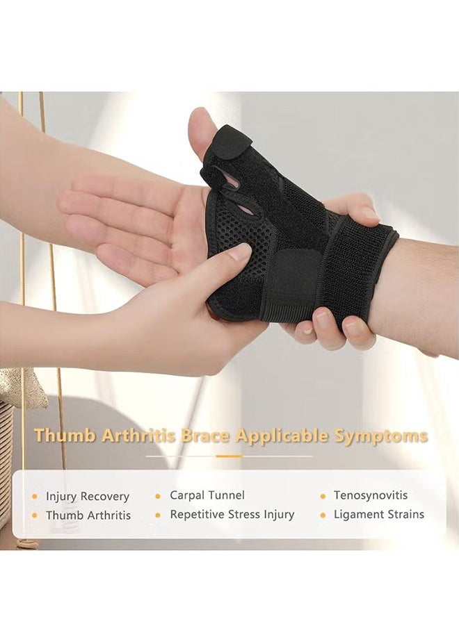 HY Thumb Arthritis Brace Wrist Strap Joint Thumb Spica Splint for Pain Relief Arthritis Tendonitis Sprains Strains Carpal Tunnel Trigger Thumb Immobilize  - Image 5