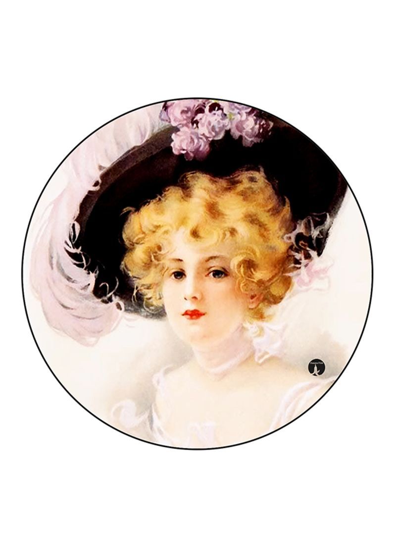 RKN Vintage Art Printed Mouse Pad  Multicolour