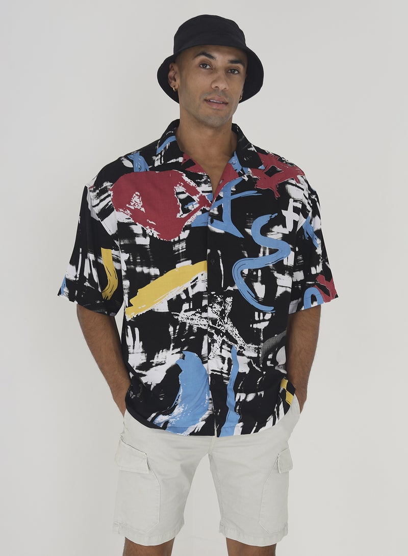 BRAVE SOUL Printed Casual Shirt - Image 4