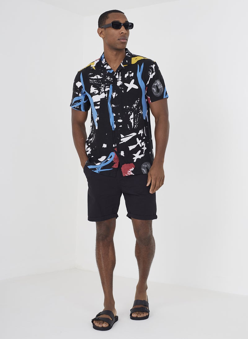 BRAVE SOUL Printed Casual Shirt - Image 3