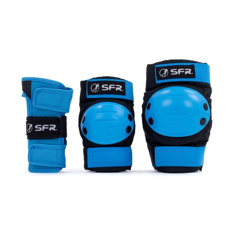SFR Youth Ramp Triple Pads Set - Black/Blue