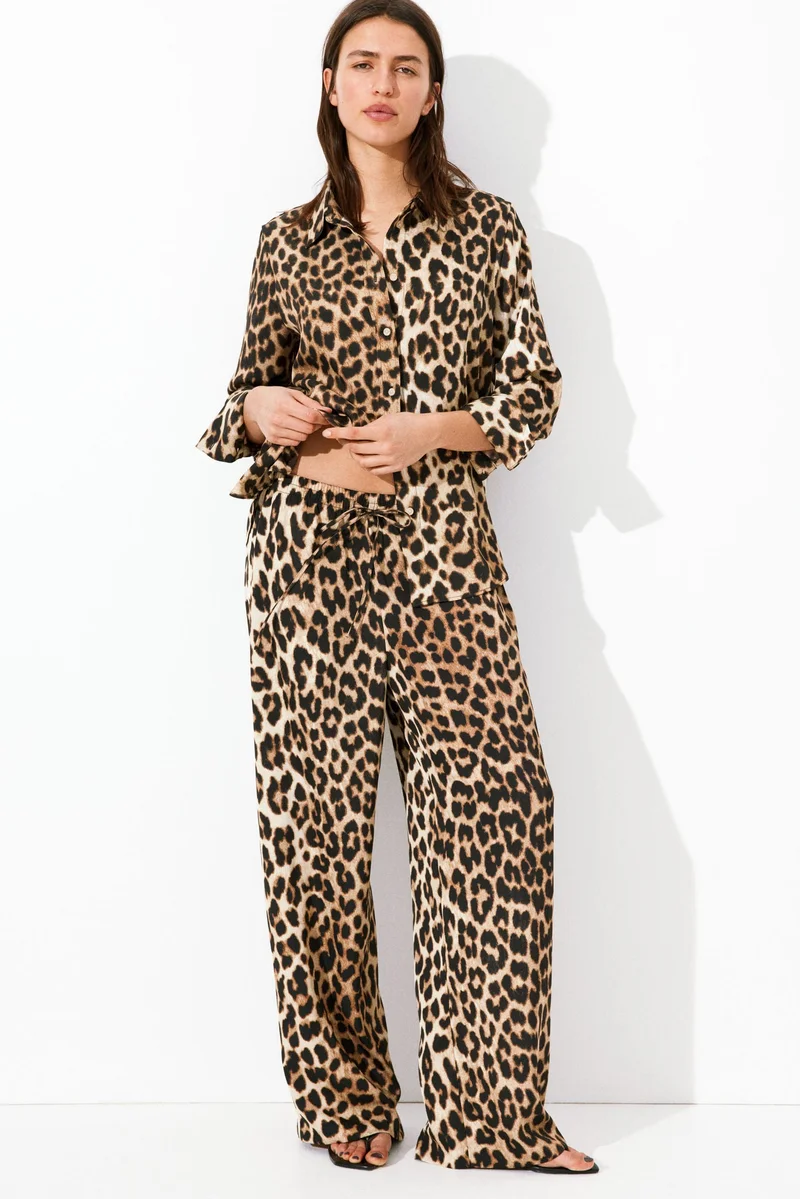 H&M Drawstring twill trousers