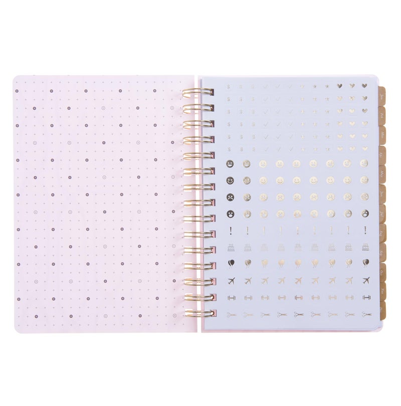 russell+hazel 2025 Spiral Blush Weekly Planner, 12 Month Calendar (January 2025 – December 2025), 5.875" x 8.25” (100620) - Image 2