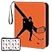 BINBE Hockey Card Binder9Pocket Hockey Trading Card Binder with 900 Card Sleeves Refillable Cards Album Case for Cards Collection Baseball Football Hockey Basketball Sports Cards Hockey - Image 3