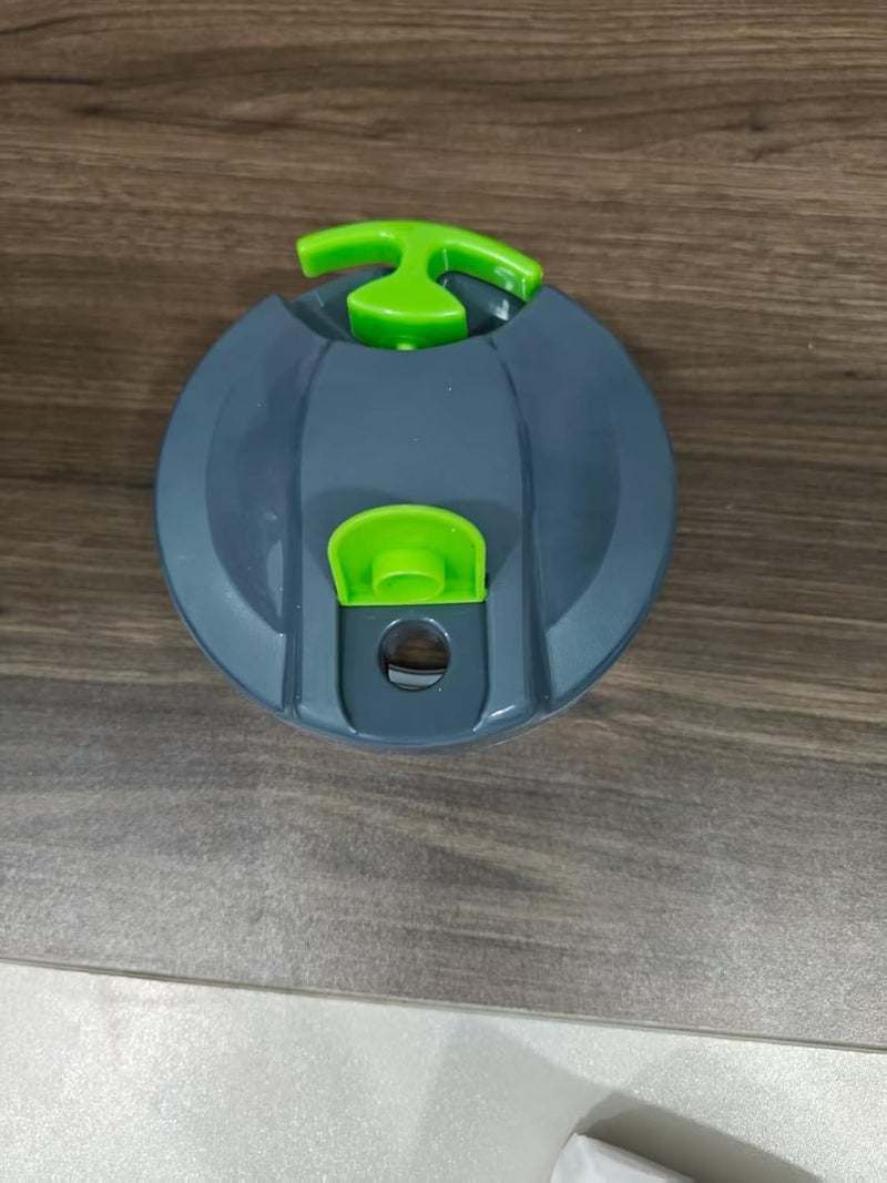 ZEAYEA Manual Food Processor Vegetable Chopper, Compact Hand Pull Cord Garlic Crusher Onion Dicer for Herbs, Carrots, Pears 500ml£¨green£© - Image 3