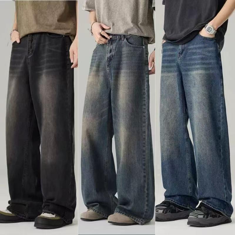 Unisex Classic Denim Jeans Loose Fit Daily Outdoor Wear - Image 2