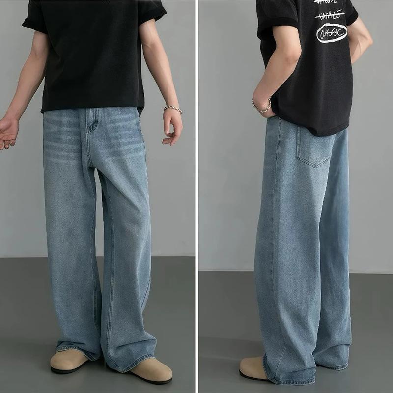 Unisex Classic Denim Jeans Loose Fit Daily Outdoor Wear - Image 5