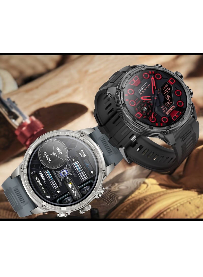 RollsTimi  New Men’s Sports Smart Watch, Bluetooth Call Answering/Dialing, Large-Capacity Battery, Android/iOS Compatible, DIY Custom Watch Face Wallpaper, Sports and Sleep Monitoring, RT V99 - Image 2