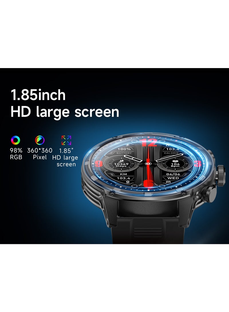 RollsTimi  New Men’s Sports Smart Watch, Bluetooth Call Answering/Dialing, Large-Capacity Battery, Android/iOS Compatible, DIY Custom Watch Face Wallpaper, Sports and Sleep Monitoring, RT V99 - Image 5