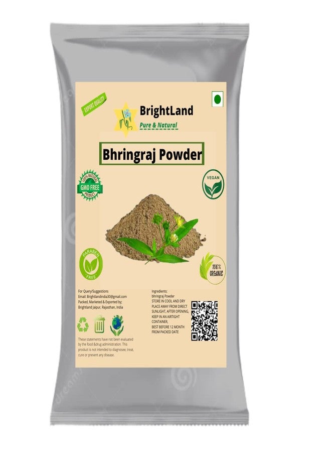 Brightland Bio Organic Amla Reetha Shikakai Hibiscus Bhringraj Heena Heena powder for Hair & Skin Care | Hair Growth & Natural Hair Shampoo | Anti-Dandruff | Hair Pack (50 gm Each) 350gm - Image 5