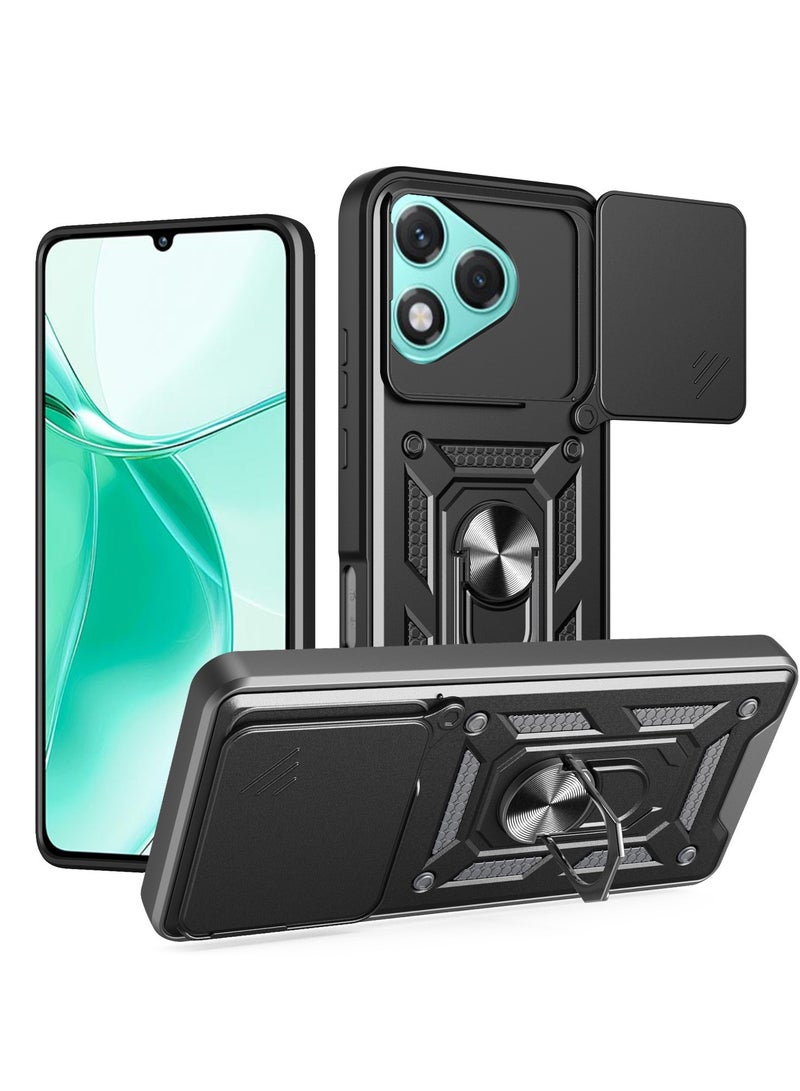 General Compatible with Honor 400 Lite Magnetic Bracket [PC+TPU] 2 in 1 Slide Lens Kickstand  - Image 1