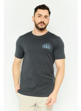 Hurley Men Sportswear Fit Short Sleeve Training T-Shirt, Heather Grey  - Image 1