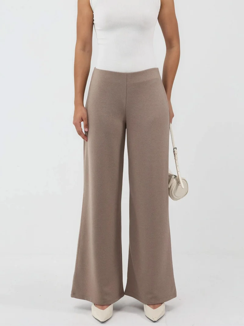 بوسيم BUSEM High Waist Wide Leg Trousers