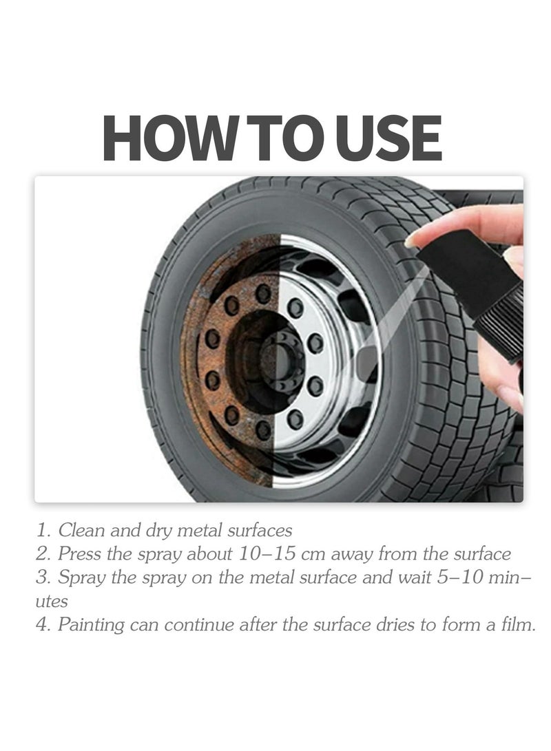 Multifunctional Rust Remover Spray for Metal and Cars, Effective Anti Rust Conversion Agent, Fast Acting Rust Converter for Iron - Image 5