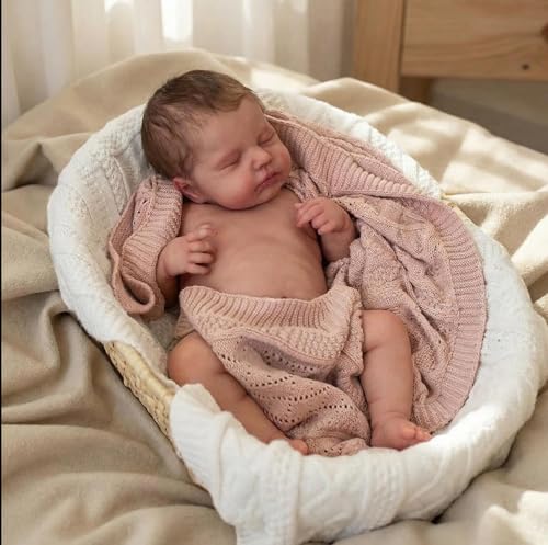 Zero Pam Full Silicone Baby Doll20 in Reborn Baby Dolls Silicone Full Body Realistic Babys Doll Anatomically Correct Girl Real Life Reborn Dolls Full Body Girl 02 - Image 1
