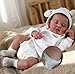 Zero Pam Full Silicone Baby Doll20 in Reborn Baby Dolls Silicone Full Body Realistic Babys Doll Anatomically Correct Girl Real Life Reborn Dolls Full Body Girl 02 - Image 4