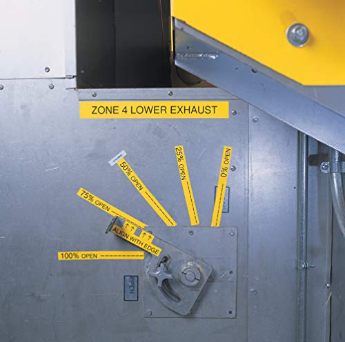 Brady Authentic (M21-250-595-YL) All-Weather Vinyl Label for Indoor/Outdoor ID, Lab and Equipment Labeling, Black on Yellow- For M210, M210-LAB, M211, BMP21-PLUS and BMP21-LAB Printers, .25" W, 21' L - Image 5