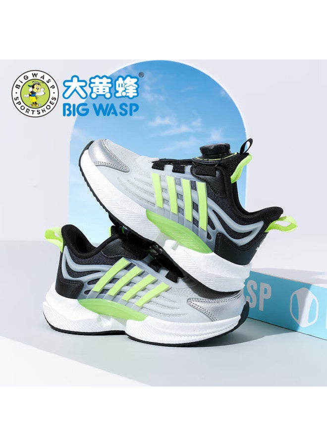 Bumblebee Boys Running Shoes Spring Children's Sports Shoes B1123318830 Black Gray Size 29