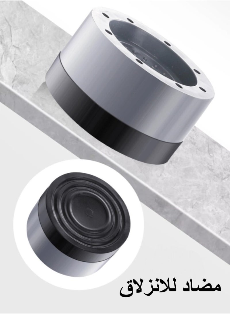 4 Pcs machine base shock pads, suitable for all washing machines, anti-noise and shock-proof, can be disassembled into two heights for use - Image 5
