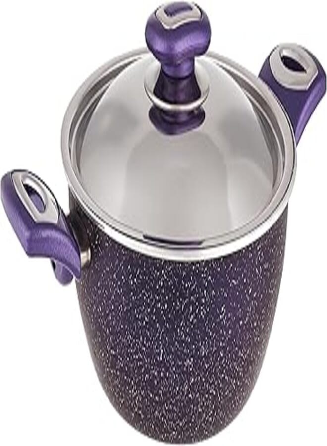 El Maleka Apple Granite Pot purple 20cm