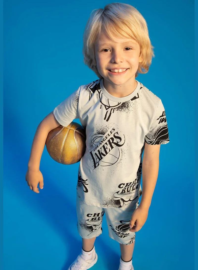 ديفاكتو Boy NBA Current Teams Licenced Knitted Short