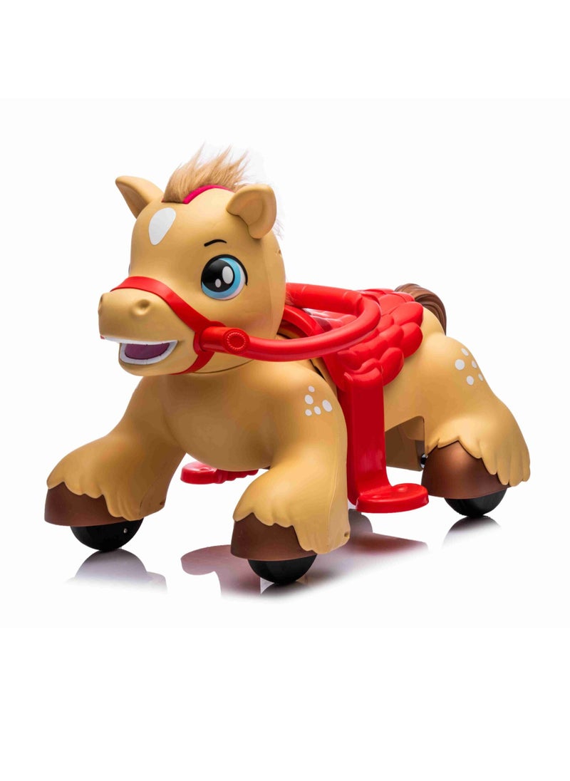 Pro Ride - Toycee Horse Ride-On Brown - Image 1