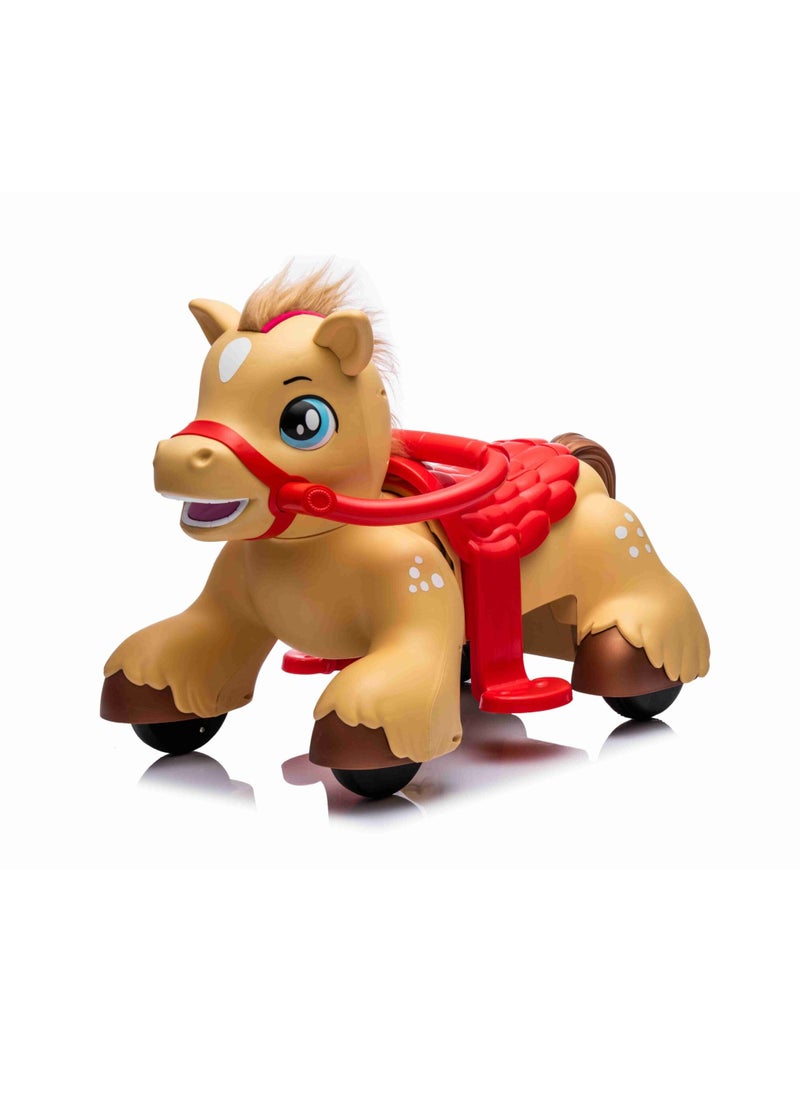Pro Ride - Toycee Horse Ride-On Brown - Image 1