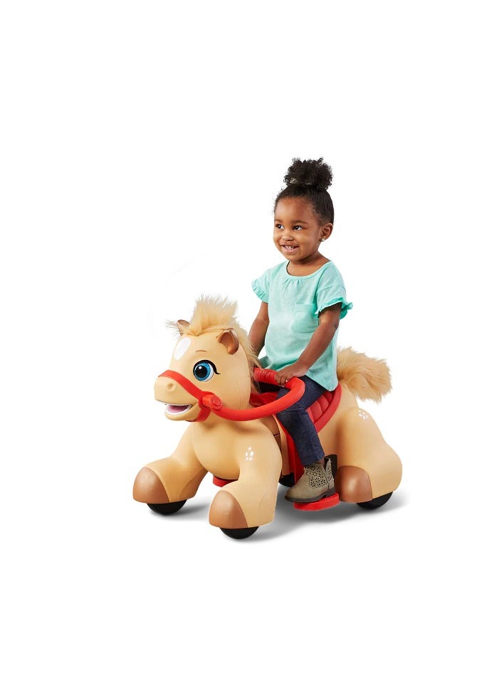 Pro Ride - Toycee Horse Ride-On Brown - Image 1