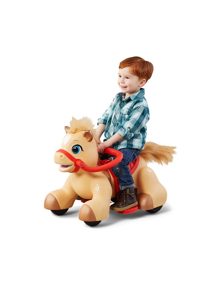 Pro Ride - Toycee Horse Ride-On Brown - Image 1