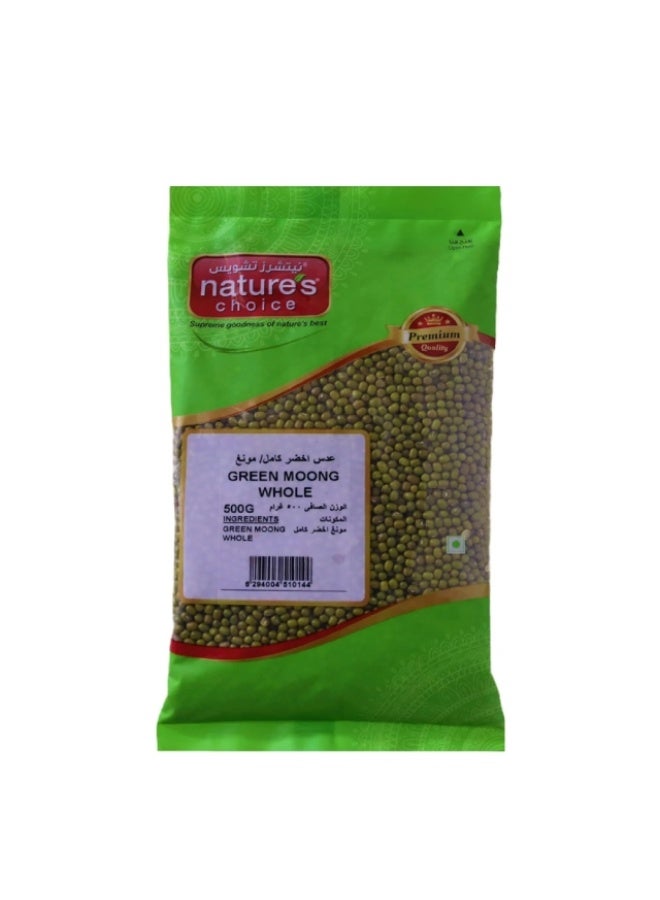 Whole Moong Beans Green - 500g
