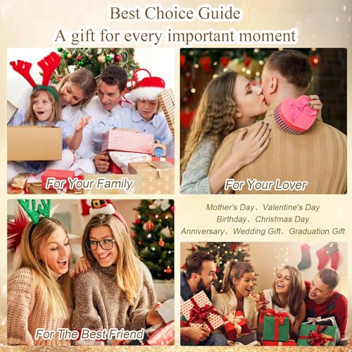 MPRAINBOW Womens Gold Studs Earrings, 14K Gold Plated Personality Big Stud Earring,Stainless Steel Hypoallergenic Ear Rings Trendy Jewelry,Christmas Birthday Gifts for Her Girlfriend Sister - Image 4