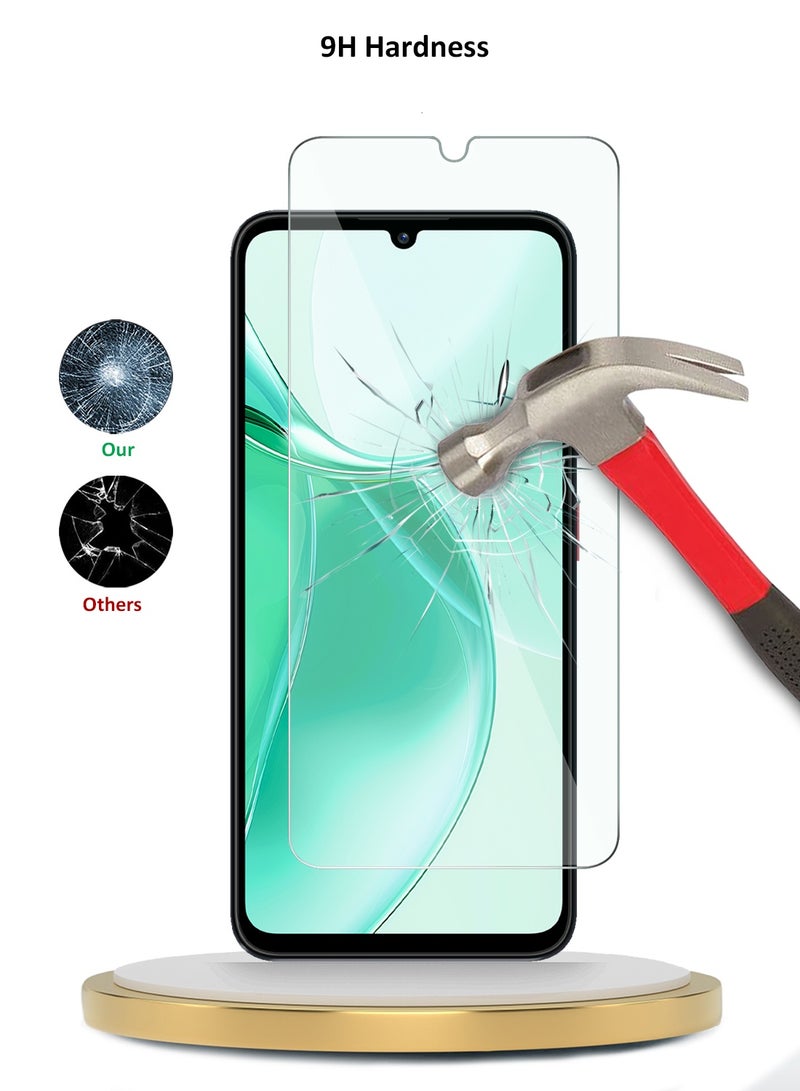 Wtech ZTE Blade A35 / ZTE Blade A55 4G 2024 WTech Premium Series Curved Edges 9H 2.5D Tempered Glass Screen Protector (MSG9CN) - Clear - Image 3