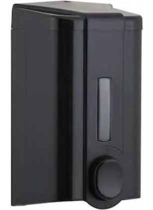 Vialli S2B Liquid Soap Dispenser Apparatus Black 500 ml  - Image 1