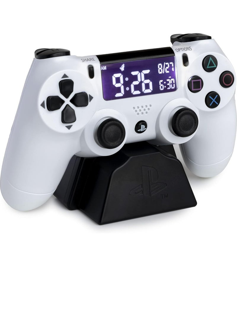 بالادون ساعة منبه وحدة تحكم بلاي ستيشن من بالادون PP8342PS - ابيض، حجم قياسي - Image 1