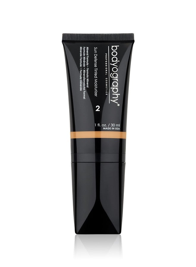 Bodyography Sun Defense Tinted Moisturizer, 1.5 oz | Lightweight SPF Tint with Hyaluronic Acid & Mineral Pigments | Hydrating, Vegan Sheer Coverage for All Skin Types, Medium - Image 1