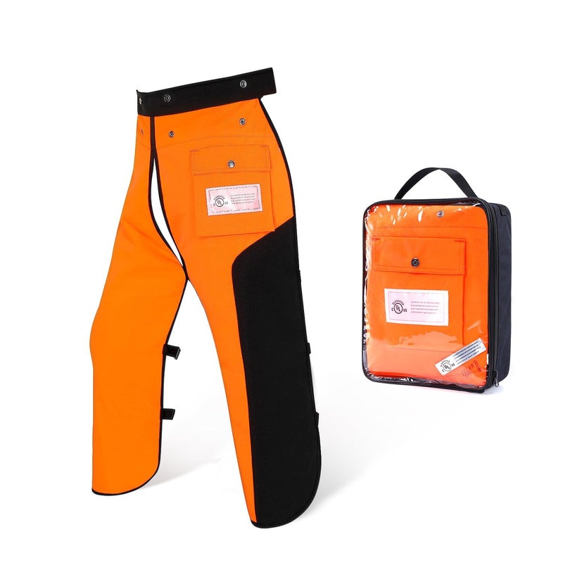 ZELARMAN Chainsaw Chaps Apron 8-Layer Wrap for Men/Women Loggers Forest Workers Protective Chain Saw Pants Adjustable - Image 1