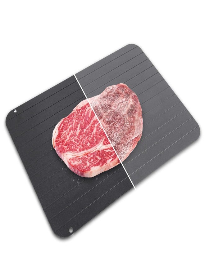 Jwthee Defrosting Tray for Frozen Meat, Large Thawing Plate Fast Defrosting Tray Non Stick Thawing Board for Frozen Meat and Food (Large Size) - Image 1