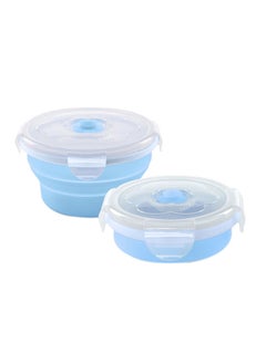 Nuvita Collapsible Containers In Silicone Product For Food – Blue  - Image 1