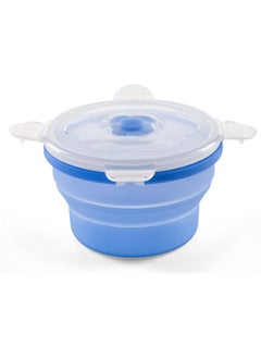 Nuvita Collapsible Containers In Silicone Product For Food – Blue  - Image 2
