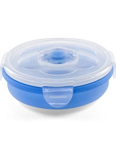 Nuvita Collapsible Containers In Silicone Product For Food – Blue  - Image 3